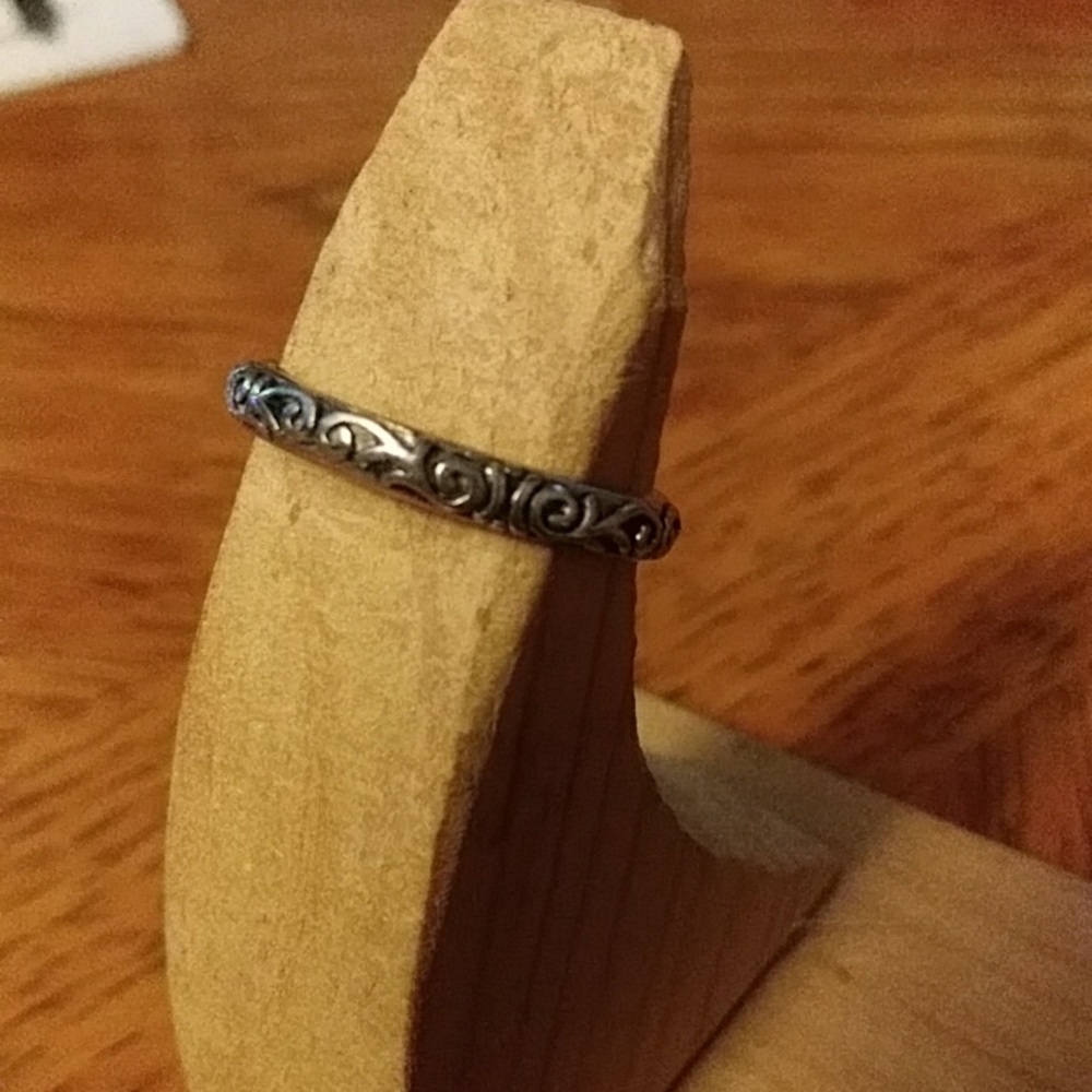 Vintage art deco style wedding ring 11 - Picture 2 of 4